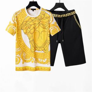Mens Tracksuits Tech Set Designer Tracksuit Shirts Shorts Two-Piece Womens Fitness Suit N Print Quick Drying and Breathable Sportswear Large Size M-3XL #426