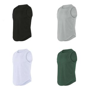 Outdoor Ll Sport Tank Mens Quick Dry Sweat-Wicking Sleeveless Top Men Wrokout Short Sleeve