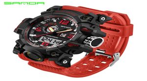 2017 New Fashion Sanda Marke Dual Time Digital Sport Watch Waterdichte SSHOCK MEN039S Luxus LED Digital Chrono Relogio Maskuli5066899