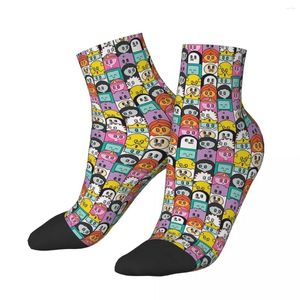 Men's Socks Family BMO Game Sports 3D Print Boy Girls Mid Calf Sock