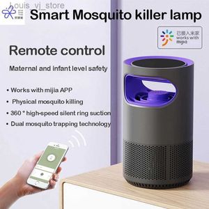 Lâmpadas de assassino de mosquito Qiaoqinging Usb Electric Eliminator Pro LED LUZ LUZ RUÍDO REMOTO Operação de tempo de controle e aplicação MiHome YQ240417