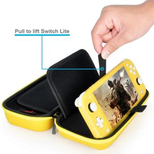 Fall för Nintendo Switch Lite Storage Bag Eva Hard Case Portable Game Console Carry Protective Cover för Switch Lite Game Accessories