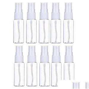 Bottadores de embalagem por atacado 30ml 1oz de frascos de spray transparente em branco e névoa fina por portátil por atomizador para limpeza e viagem Drop de dhs5r