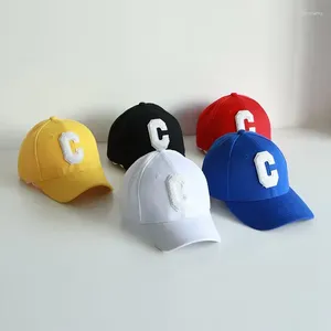 Boll Caps Children's Hat Spring och Autumn Boy's Cap Girl's Sun Visor Sunscreen Tide Korean version av Winter Baby Baseball