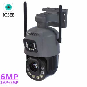 6,0 MP ICSEE 36x Zoom WLAN -Kamera Ultra Fernstrecken -Nachtsicht Dual Lens Überwachung Kamera