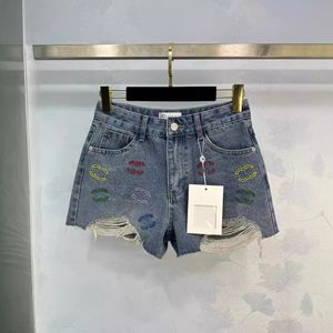 2024 Neu mit hoher Taille Jeans Taille Haute Frauen weibliche Jean Femme hochwertige Mode -Damen Jeans Knie Lange Jeans für Frauenlöcher