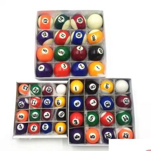 Billiard Balls Mini Basen Ball Ball Poliester Daszka 25 mm 32 mm 38 mm dzieci bilardowe Zestaw stolika