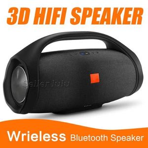 Güzel Ses Boombox Bluetooth Hoparlör Stere 3D HIFI Subwoofer Eller Açık Mekan Taşınabilir Stereo Subwoofer'lar Perakende Kutusu258B
