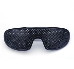 Pinhole Glasses Black Anti Trötthet Hallow Solglasögon Small Hole Myopia Eyewear High Quality Plastic Drop9032493