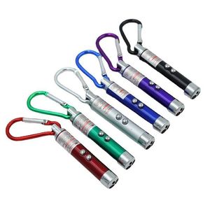 Bieciki kluczy brelokowe breloki smyczy mini 3in1 LED Laser Light Light Wskaźniki Wskaźnik łańcucha klawisza latarki latarki Pieniądze Wykryj dhlzc