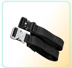 1017 Alyx 9SM Classic Rollercoaster Belt Men Women Swyvery Metal Buckle Alyx Belts Jacquard المسمى Q06308804421