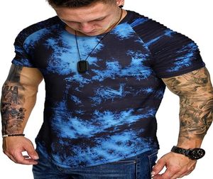 Men039s Muscle Tshirt Pleated Raglan Sleeve Bodybuilding Gym Tee Shipteleve Fashion Workout Shirts Hipster Shirt39630597669731