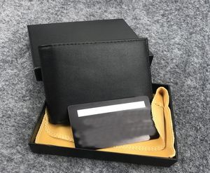 Business Men039S Leather Wallet Fashion Europe Pocket Wallet Short Slim Coin Bag Kreditkort Holder Present Box Purse8729842