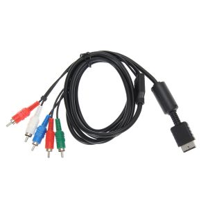 Joysticks 1,8m/6ft HDTV AV Audio Video Cable AV A/V Fio de cabo de cabo do componente para Sony PlayStation 2 3 PS2 PS3 Xbox Acessórios para jogos host