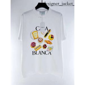 Casa Blanca Дизайнерская футболка мужская футболка роскошная модная короткая рубашка Casablanc рубашка высококачественная женская футболка повседневная быстрая сухая Casa Blanca Man Tee 2677