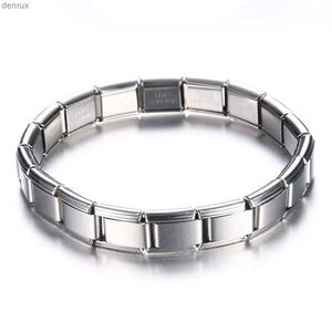 Bangle 9 mm Wide Stainless Steel Bracelets Simple Trendy Style Daily Wear Silver-Color Charm Bracelet For Women On Party Unisex StyleL240417