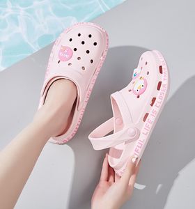 2020 sandálias femininas SE Red Lady Girl Sandals Summer Mulheres Casual Jelly Shoes Sandals Hollow Out Mesh Flats Beach6013483