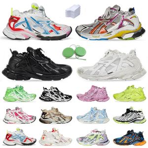 Runner 7.0 Men Women Shoes casuais Transmitir Treinadores Sneaker Sneaker 7 Top Top Triple Black White Pink Belic Bege Desconstrução Mens Sports Sports Sports