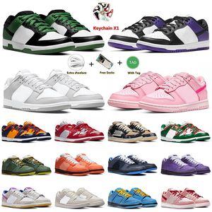 Running Shoes For Mens Womens Sneakers EUR 48 US 14 Panda Classic Green Court Purple Grey Fog Pink Lobster White Rayssa Leal Designer Trainers Outdoor Dhgate
