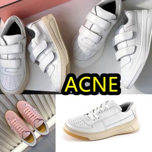 Kostenlose Versanddesignerschuhe Akne Wildleder Spleiß Training Schuhe Star Sports Schuhe Brettschuhe Frauen White Schuhe Chaussure Gai Neue Stilgröße 35-40