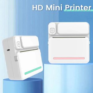 C19 Mini Print Przenośna drukarka termiczna Po kieszeni drukarka etykiet termicznej 58 mm Drukowanie bezprzewodowe Bluetooth Android iOS 240417