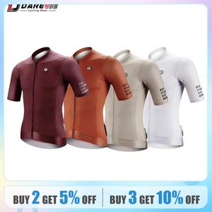 Darevie Cycling Jersey Fashion Women Женщины езда на велосипеде Jersey SPF 50 Man Bike Jersey Высококачественная дышащая велосипедная рубашка MTB Road 240411