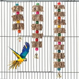 Другие поставки птиц/м/л игрушки для попугая жевать кусочек, висящий клетка