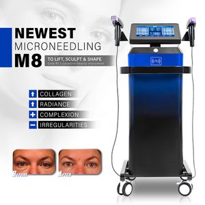 PerfectLaser M8 Microneedling ärravlägsnande Microneedle RF Machine Stretch Marks Behandling Face Lyft Acne Skin Föryngring Morpheus rynka borttagning Ansiktsbehandling