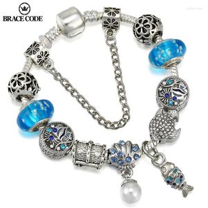 Braccialetti di braccialetti Braccia Brace Fai da te Gioielli fatti a mano Pendant perle con perle luminose vetrate Bracciale da donna Bracciale Diretta Vendita diretta