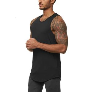 Mens Gym Top Top Mesh Mossa Cosca de Cosca de Fitness Summer Fitness Workout Camisa sem mangas seco correndo esportes de colete 240410