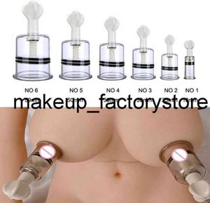 Massage 1pcs Nipple Sucker Clitoris Suction bdsm bondage Massager Nipple Vacuum Clamps Pump Breast Enlarger Sex Toys for Adults Wo3749596