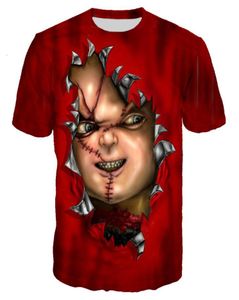 Korku Filmi Chucky T Shirt 3d Baskı Tshirt Serin Erkekler Kadın Gündelik Sokak Giyim Hip Hop Ropa Hombre 2020 Giysiler Harajuku Tops6744768