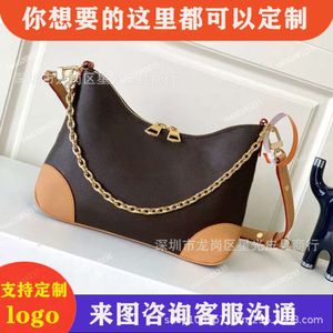 Shoulder l Old Flower Bullhorn Donkey Home Underarm Handbag Chain, Single Crossbody Bag