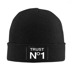 Beralar Güven Yok Beanie Cap Unisex Kış Sıcak Bonnet Homme Örgü Şapkalar Hip Hop Açık Safçular Erkek Kadınlar İçin Beanies