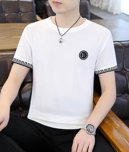 B0936 Designer T Shirt Summer Summer Shirt Sleeve Black White Luxury T-Shirt Men Tshirt Tee Mens