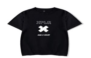 Sam and Colby Print XPLR Merch Shirts 승무원 스웨트 셔츠 Cotton Classic Tshirt 패션 TEE3075534