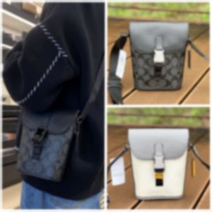 BASSE C3134 Traccia in pelle autentica Piccola spalla del telefono Crossbody Fritta francese 4160