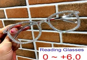 Solglasögon Fashion Farsighted Reading Glasses Women Clear Round Anti Blue Light Recept Computer Diopter 0 till 60 2209292750542