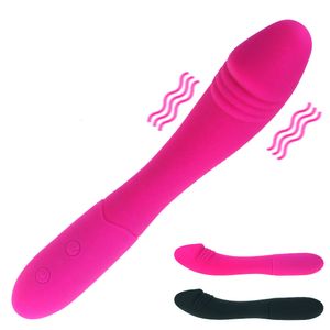 10 режимов Real Dildo G Spot Vibrator для женщин мягкий женский вагинский клитор стимулятор массажер мастурбатор сексуальные продукты для взрослых