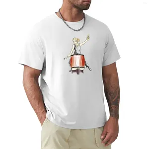 Мужская барабанную футболку с тайко