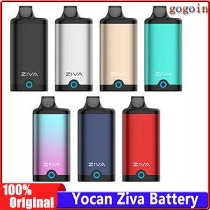 Baterie baterii Yocan Ziva Mod 650MAH Baterie wstępne podgrzewanie regulowane napięcie Pen Pióro USB typu C dla 510 kaset gwint