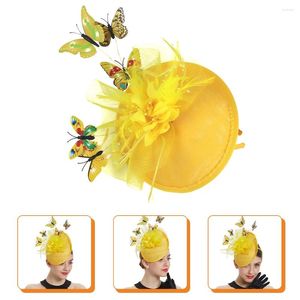 Bandanas Butterfly Cocktail Hat Hair Barrettes for Girls Hats affascinante tridimensionale