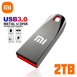 Adapter Xiaomi USB3.0 Metall USB -Flash -Laufwerk 2TB 1 TB Hochgeschwindigkeitsdatei Übertragung Wasserdes Speicher U -Festplatte Großkapazität Tragbares Pendrive