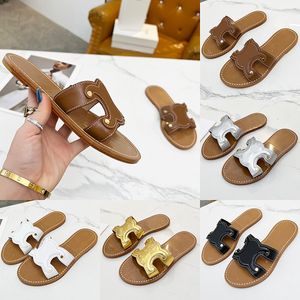 2024 Summer mulheres chinelas de couro quadrado de dedão feminino flop flip designer ladies slides sandálias Sapatos femininos Sandálias simples de luxo 35-41