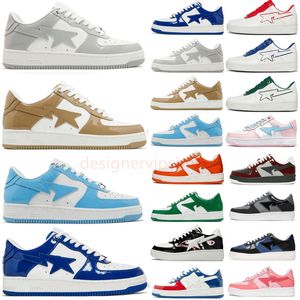 Bapestar che corre scarpe da esterno per uomo triplo bianco nero royal blu grigio chiaro scarpe da ginnastica sconto