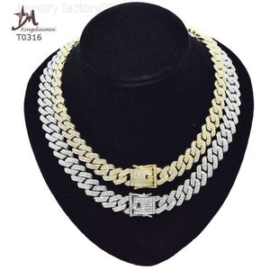 Factory Wholesale High Quality Diamond Cuban Chain Jewelry Set Necklace Bracelet Setset Men Moissanite P8TX OKMY WQ53