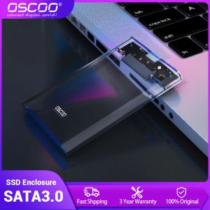 Accendi OSCOO USB Drive Hard Drive Box 3.0 HDD Enclosure 2.5 pollici porta seriale SATA SSD Drive Disco