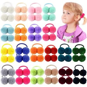 Garotas Hair Bobbles Elastic Hair Rubber Bands Corda Tirada Ball Ponytail Titular para crianças Crianças Acessórios para cabelos de crianças meninas 240417