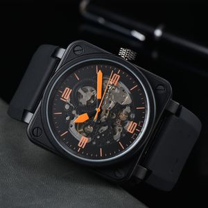 TOP AAA Watch Men's Luxury Series Mechanical Watch Designer Högkvalitativ klocka Kalender Silikonband Watch