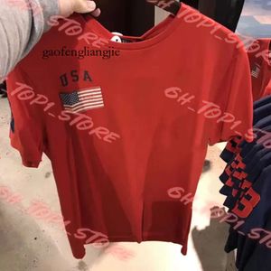 Polos Bear T Shirt Wholesale High Quality 100% Cotton Bear Tshirt Short Sleeve Tee Shirts USA 735